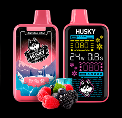 Husky Air Max Ultra 25000 затяжек Animal Jam (Лесные Ягоды Малина Лёд)