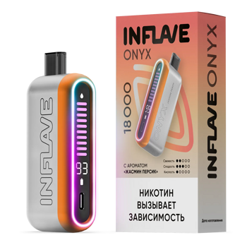 INFLAVE ONYX 18000 Затяжек Жасмин Персик