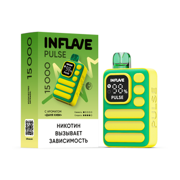 INFLAVE PULSE 15000 Затяжек Дыня Киви