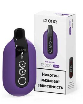 Plonq 12000 Затяжек Виноград