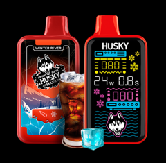Husky Air Max Ultra 25000 затяжек Winter River (Кола Лёд)