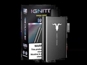 IGNITE V80 8000 Затяжек Banana Cherry (Банан Вишня)