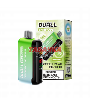 Duall 12000 затяжек Ледяная Груша Яблоко