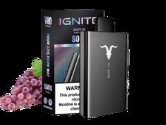 IGNITE V8 8000 Затяжек Grape Ice (Виноград со Льдом)
