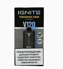 IGNITE V120 Гранат Лимон 12000 Затяжек