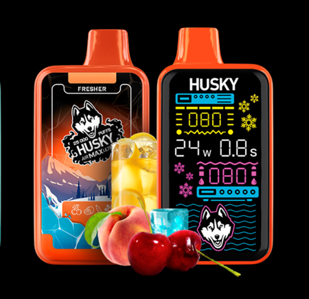 Husky Air Max Ultra 25000 затяжек Fresher (Вишня Персик Лимонад Лёд)