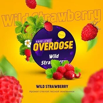 Табак для кальяна Overdose Wild Strawberry (Дикая Земляника) 25 гр.