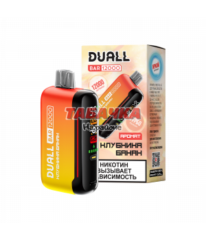 Duall 12000 затяжек Клубника Банан